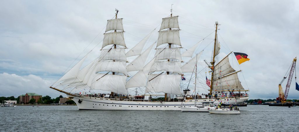 View Tall Ships in Sandy Hook Bay, BYO Eats!